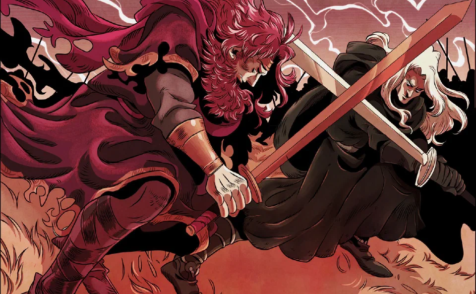 Lucha Comics - Macbeth: The Red King - interior page artwork