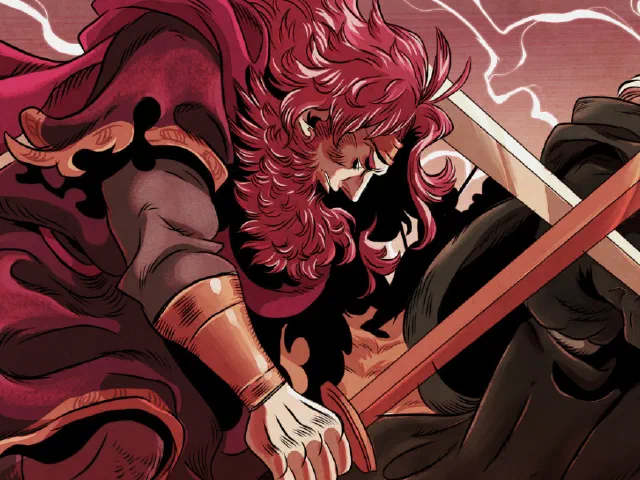 The Shooting Star Press - The Red King - series artwork