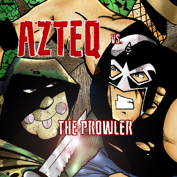 Lucha Comics - Azteq - comic book cover