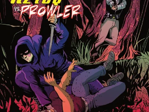 Lucha Comics - Azteq versus Prowler - animation artwork