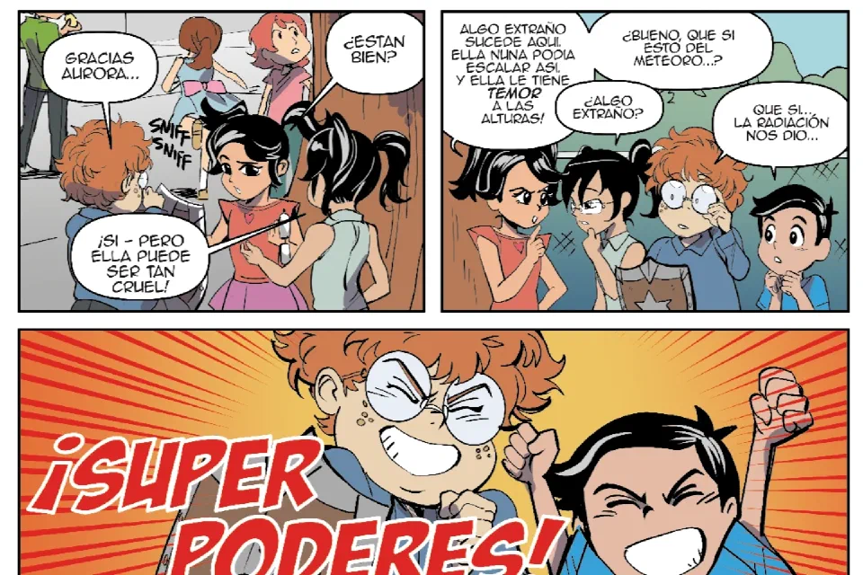 The Shooting Star Press - The Adventures of Super Yeiya - Spanish edition sample page